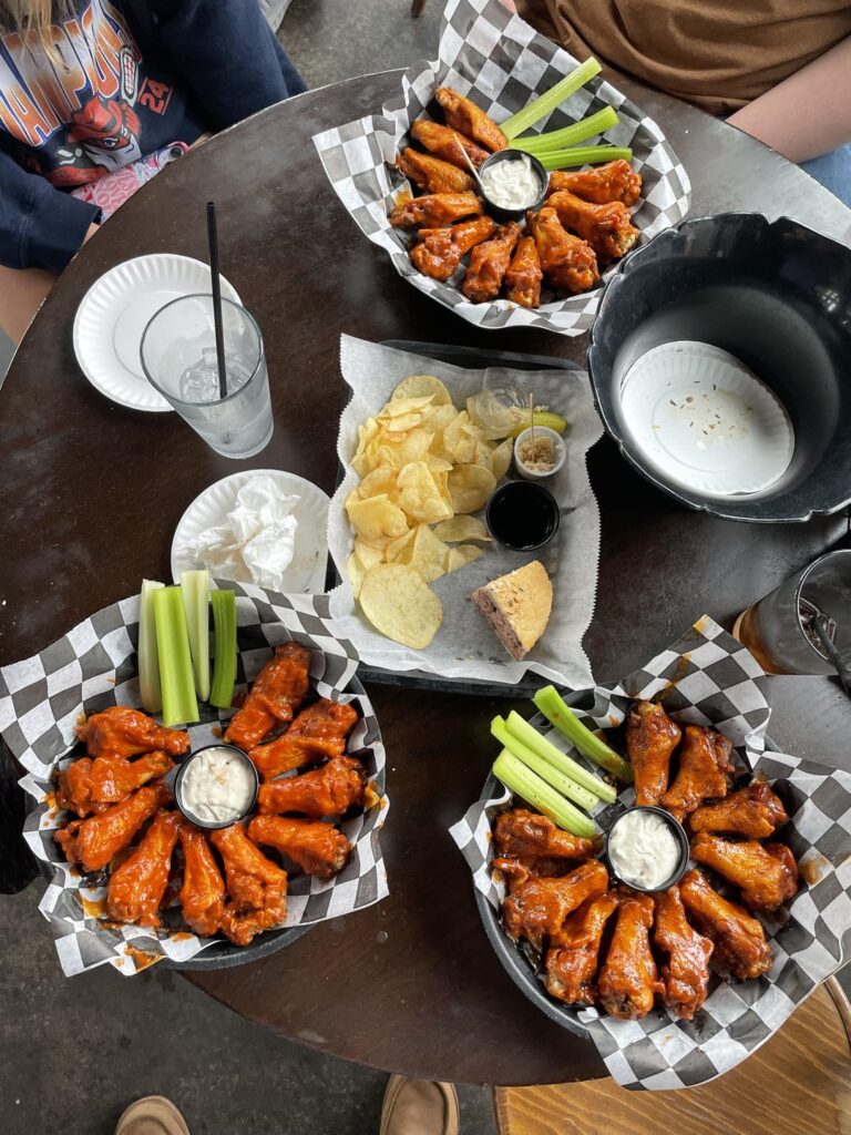Bunch of Wings before the Bills preseason game