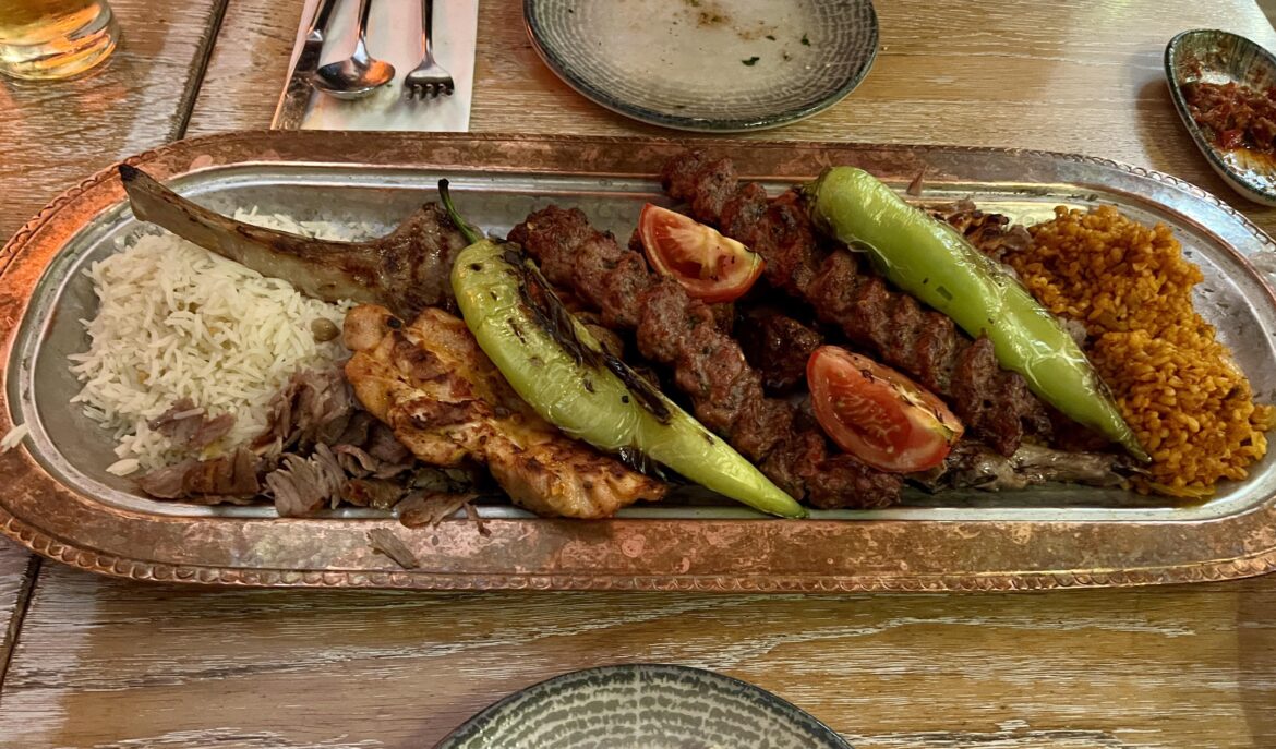 Turkish grill plater