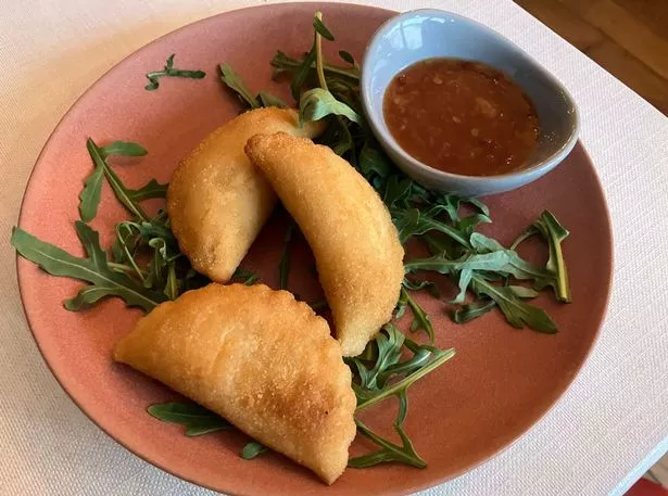 Rissois Mistos, a deep-fried breaded pastry are a popular snack in Portugal