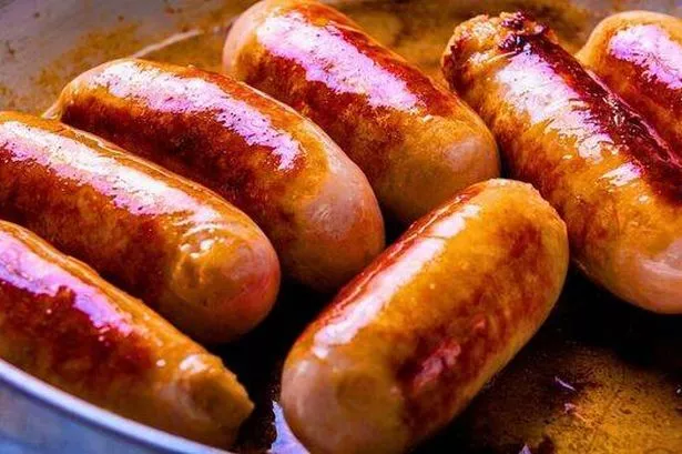 Cooked sausages
