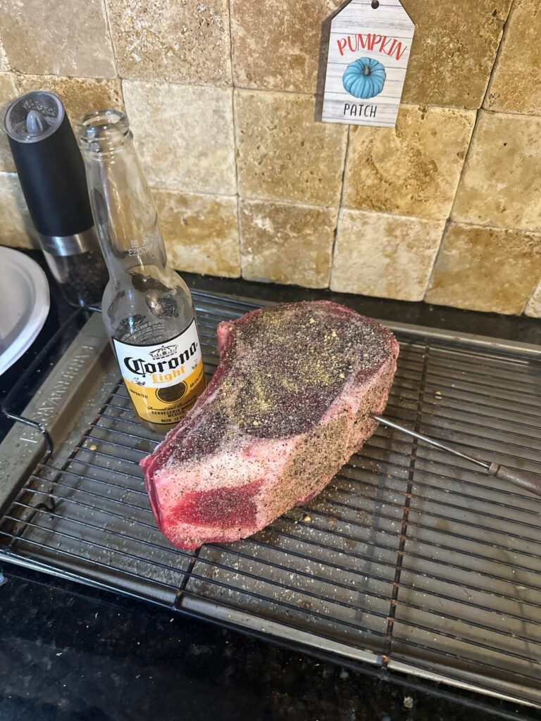 I had a day off. “ wife likes medium “ grill me please