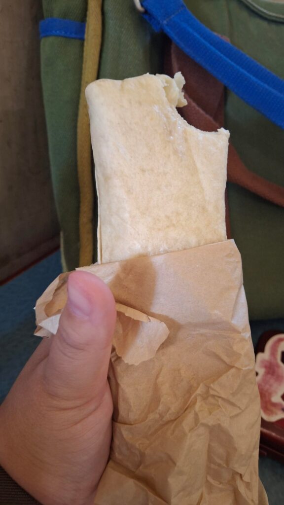 calorie estimate for this BEC breakfast wrap from my campus cafe?