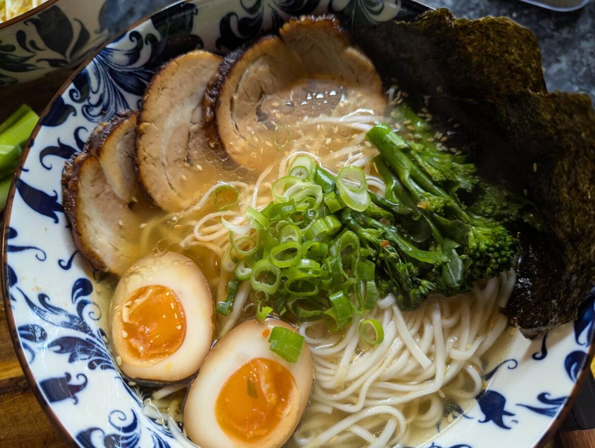 1st attempt at shio ramen