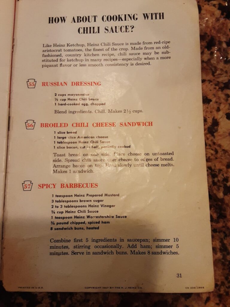 Recipes using Heinz Chili Sauce