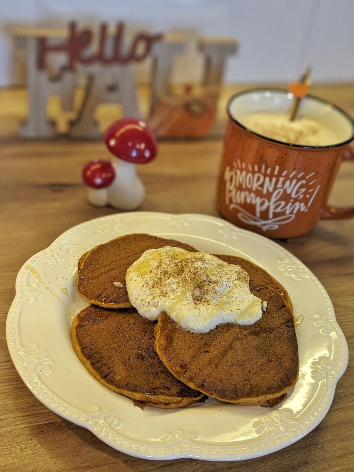 Pumpkin pancakes 🥞🧡🍂