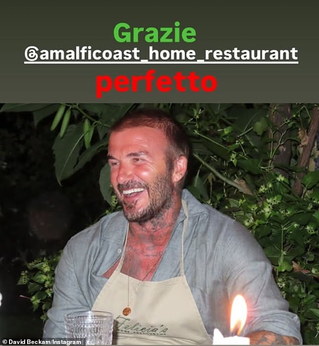David couldn't wipe the smile off his face during the wholesome evening at Felicia's Home Restaurant