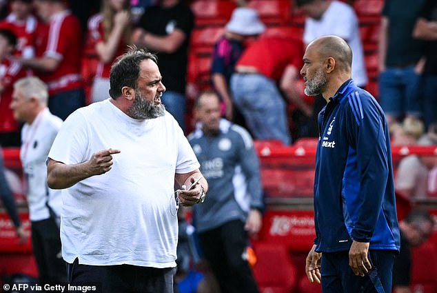 Nuno had admitted his relationship with owner Evangelos Marinakis had deteriorated