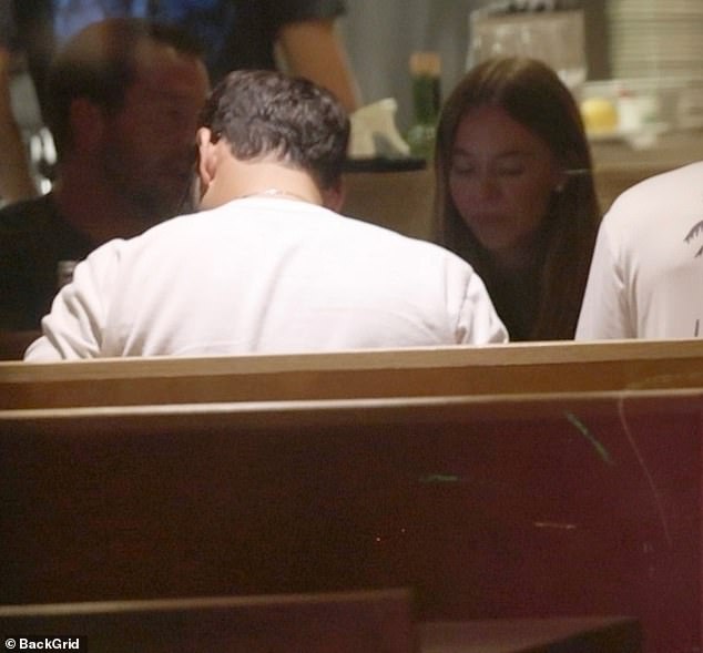 The restaurant serves Italian dishes like pizza and pasta