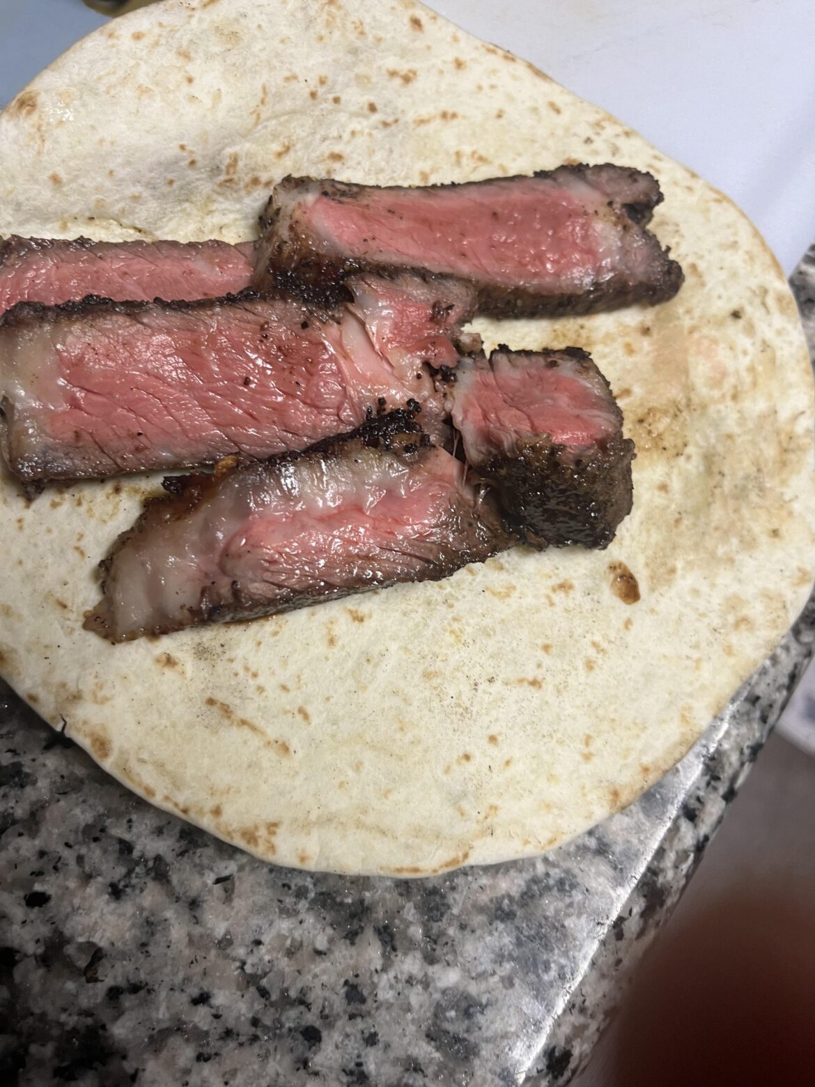 Late night leftover taco