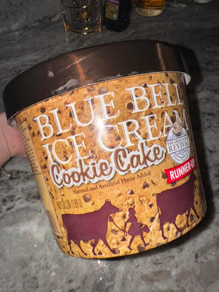 Blue Bell Cookie Cake
