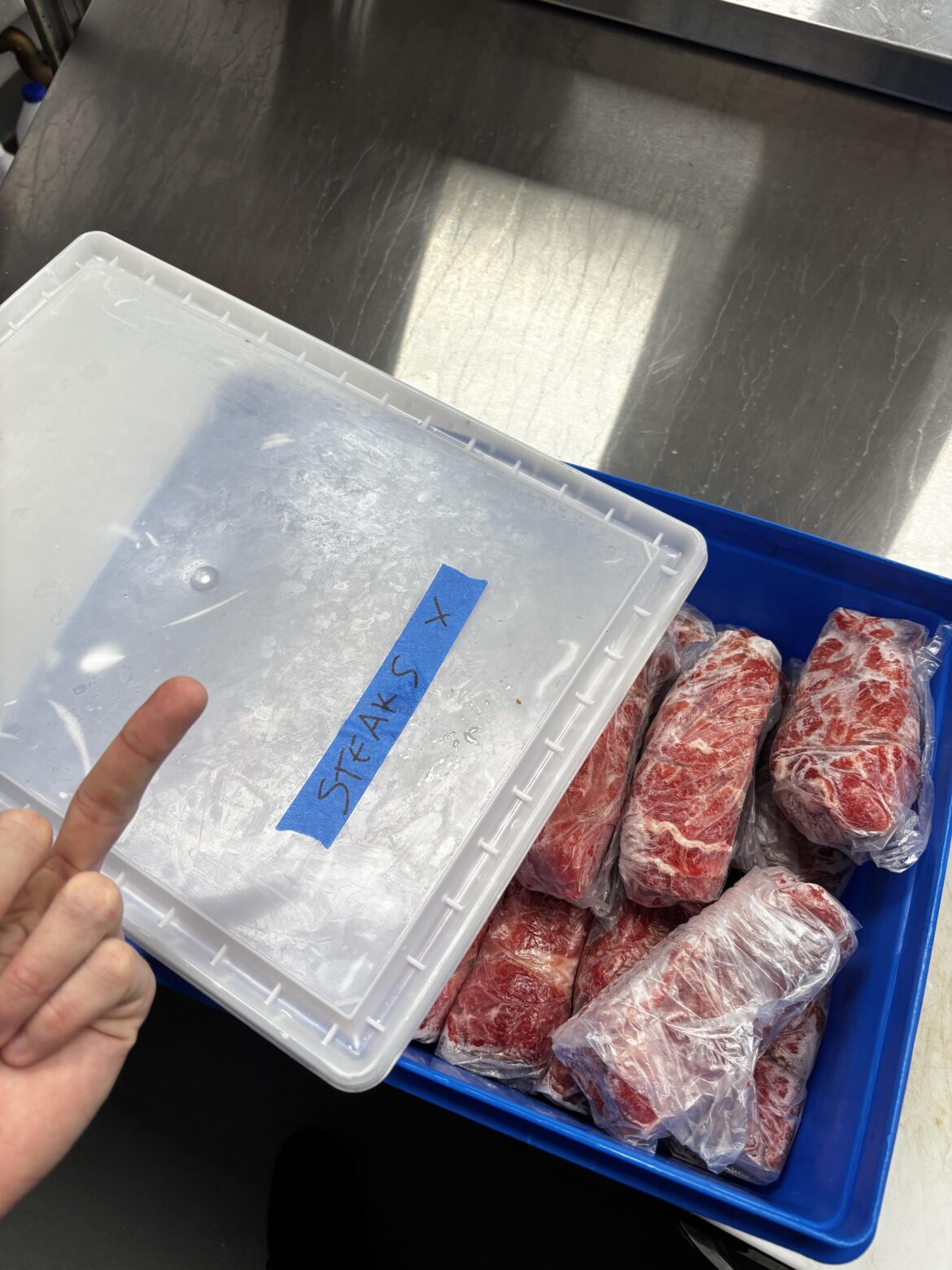 Am I overreacting or… is this the stupidest thing I’ve ever seen done to shaved steak?