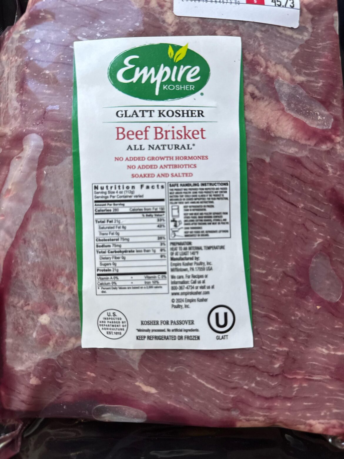 Accidentally got a kosher “soaked and salted” brisket - what now?