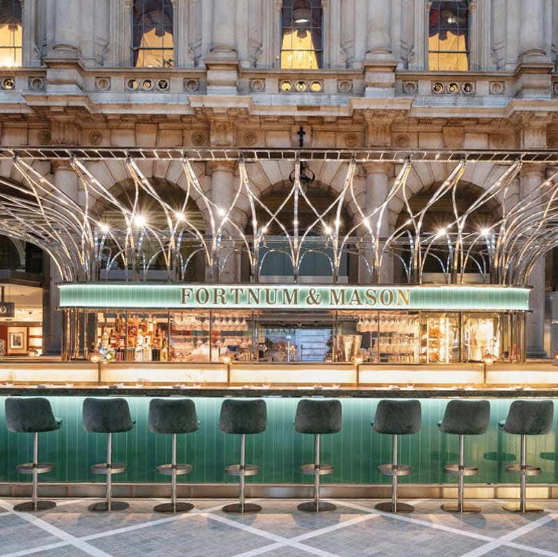 The Fortnum & Mason Bar and Restaurant at The Royal Exchange, City of London