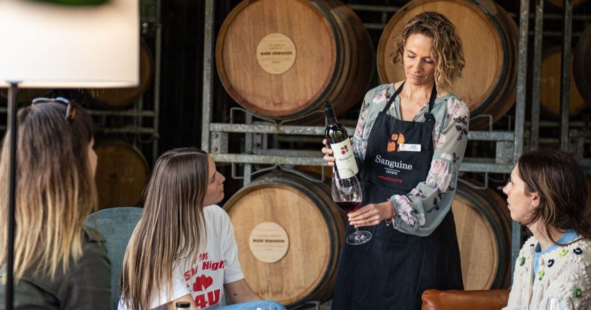 Heathcote wine tasting