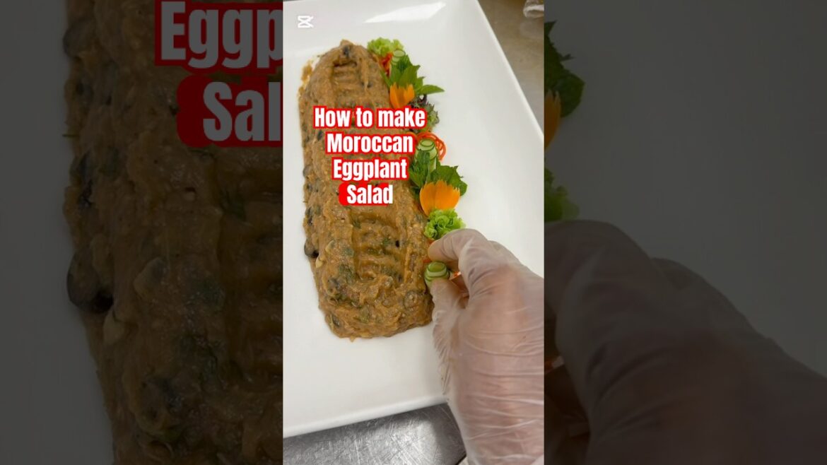 How to make Moroccan eggplant salad