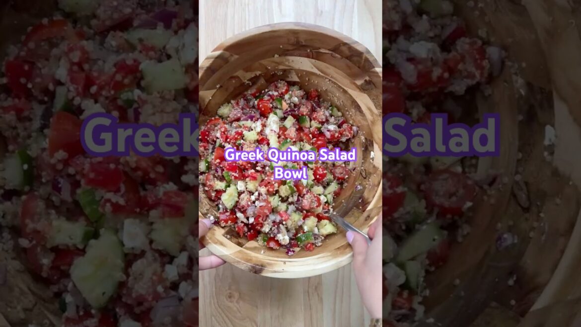 Greek Quinoa Salad Bowl