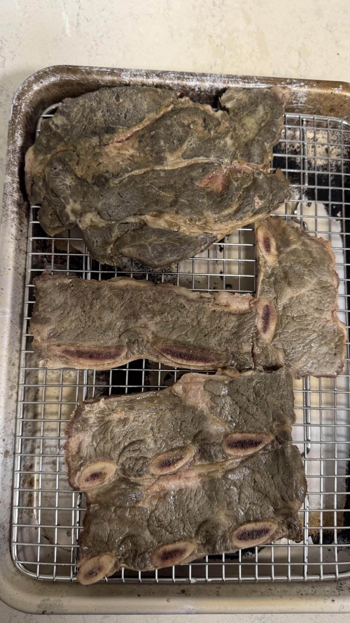 Greenish hue after sous vide