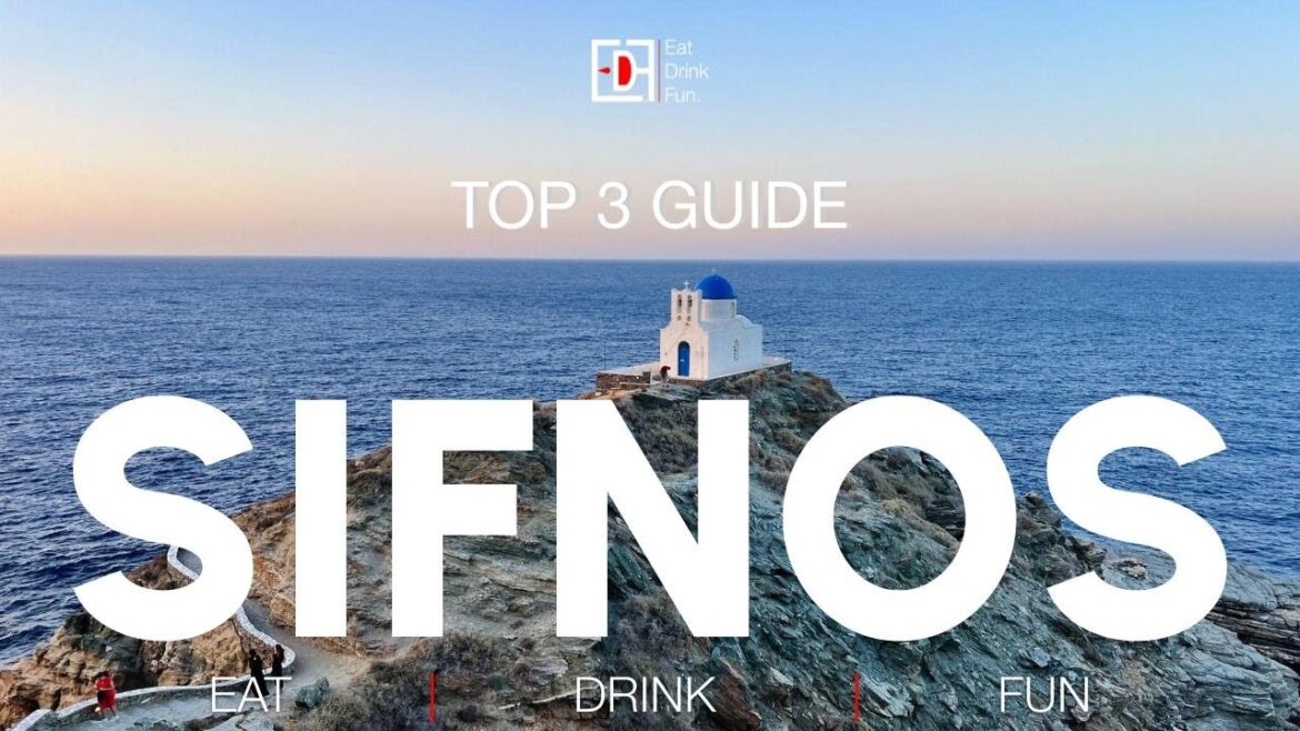 Sifnos Greece | Top 3 Things to Eat Drink & Do
