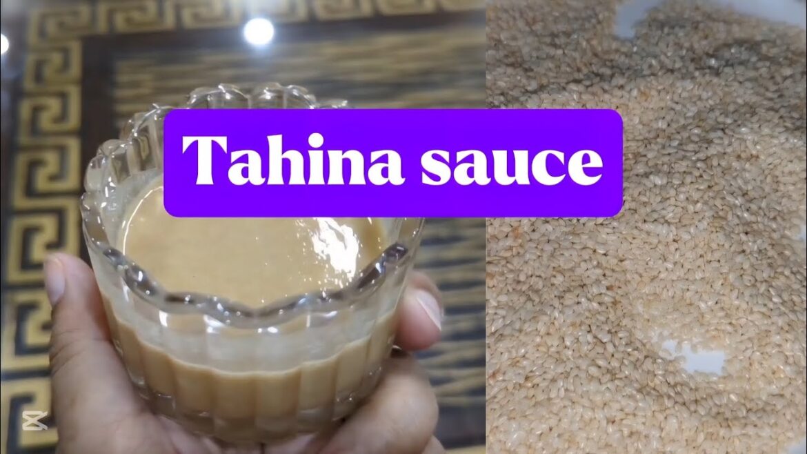 Tahini Sauce | sauce for hummus | Must try