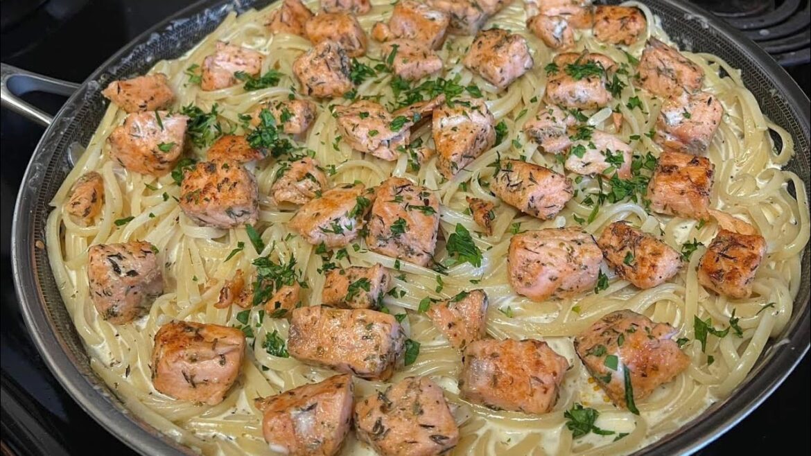 How To Make A Creamy Salmon Pasta | Creamy Salmon Pasta Recipe