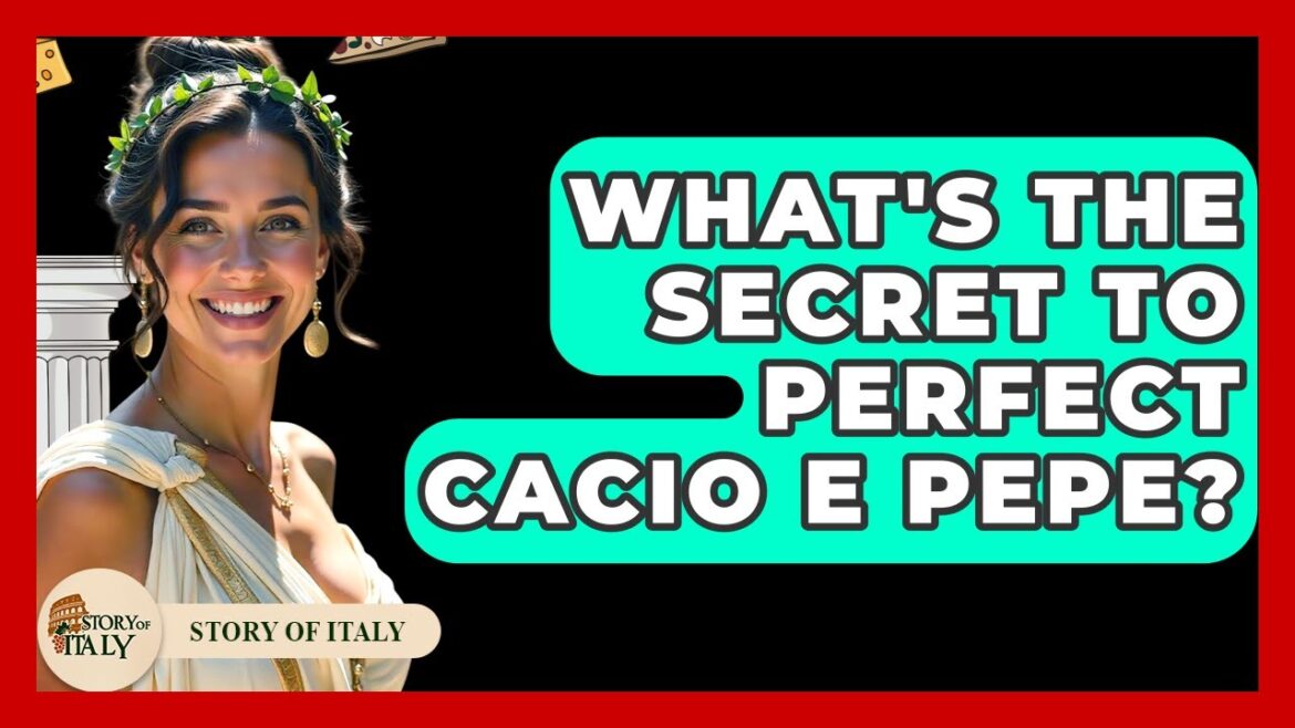 What's The Secret To PERFECT Cacio E Pepe? - Story Of Italy