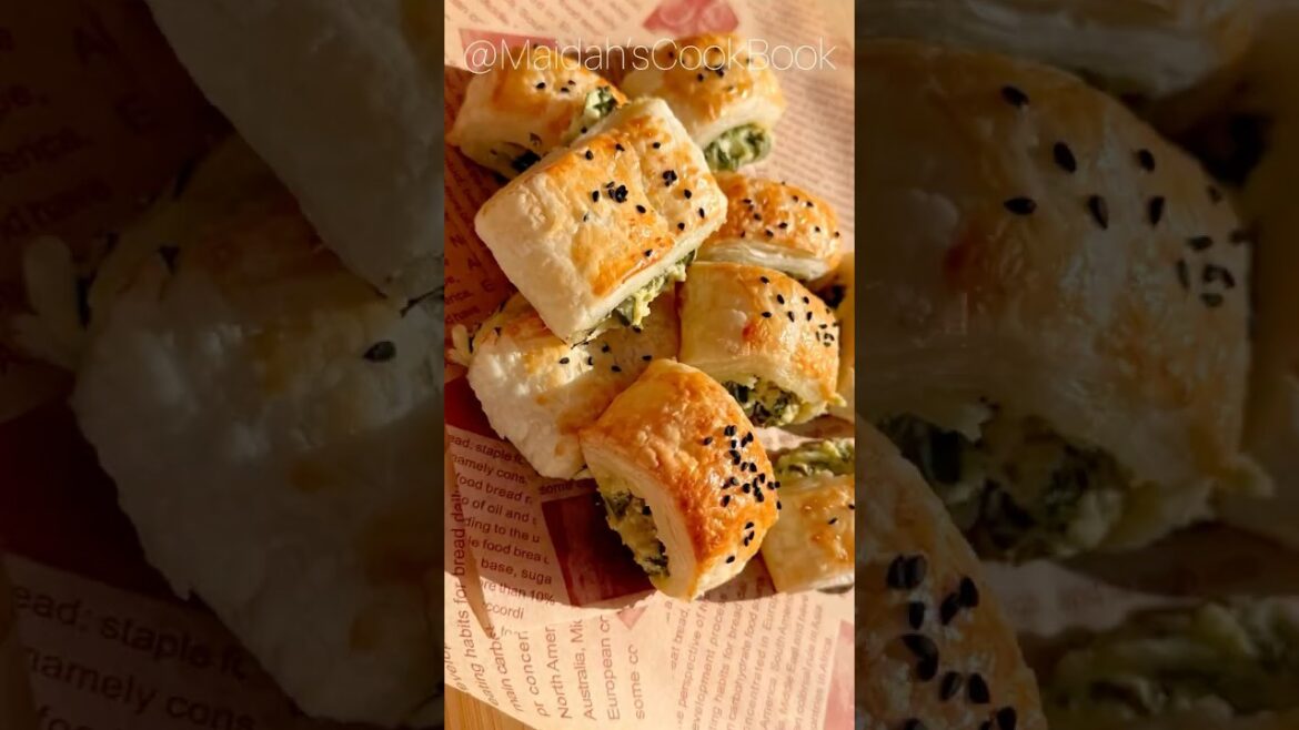Spinach Feta Puff Pastry #vegan #veganfoodshare #shortsviral #shorts #ytshorts #cooking Spinach Feta Puff Pastry #vegan #veganfoodshare #shortsviral #shorts #ytshorts #cooking
