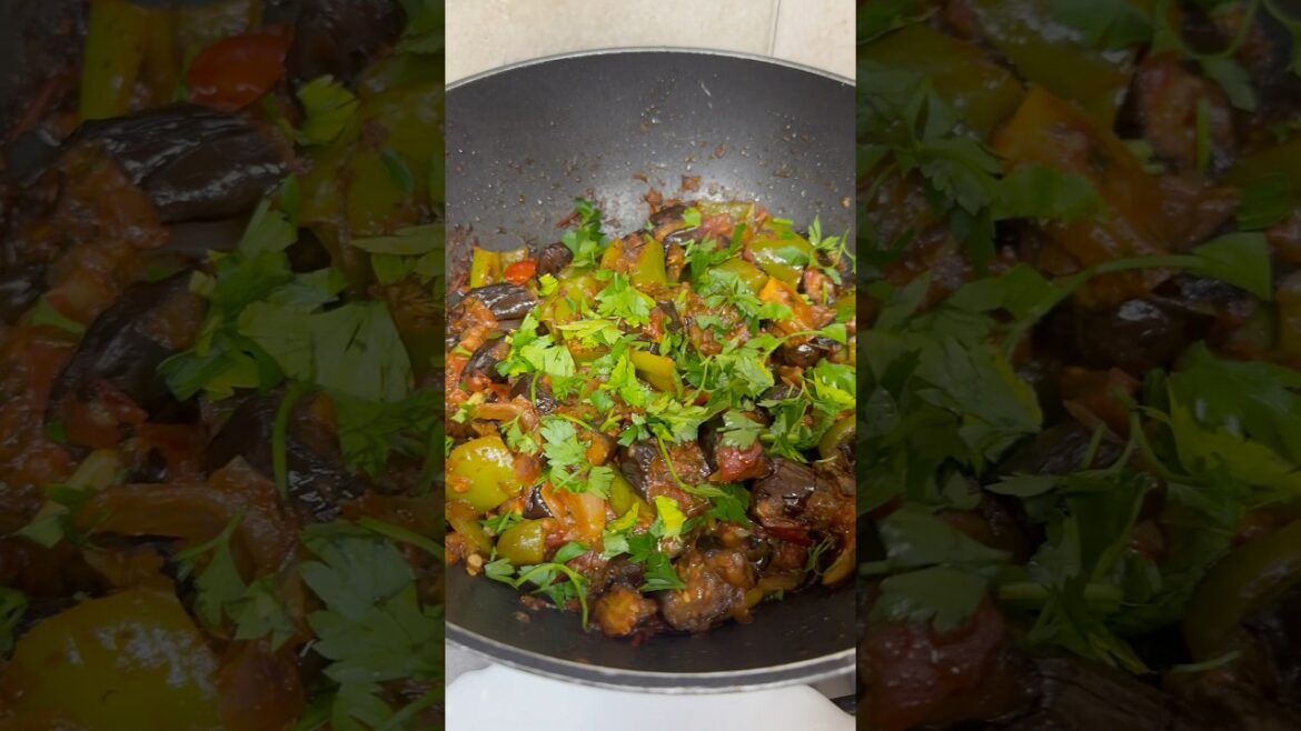 arabic style eggplant moussaka #eggplant #баклажаны #ужин #vegetarian #arabic style
