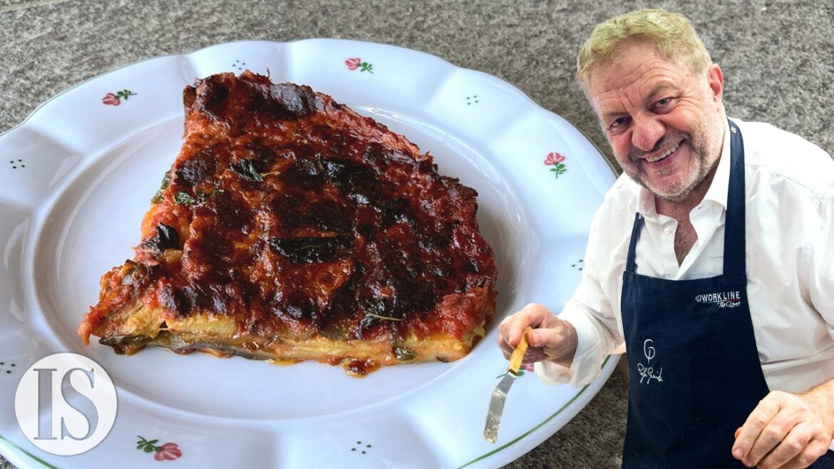 Parmigiana di melanzane dall'orto al piatto (all'aperitivo) con  lo chef Peppe Guida