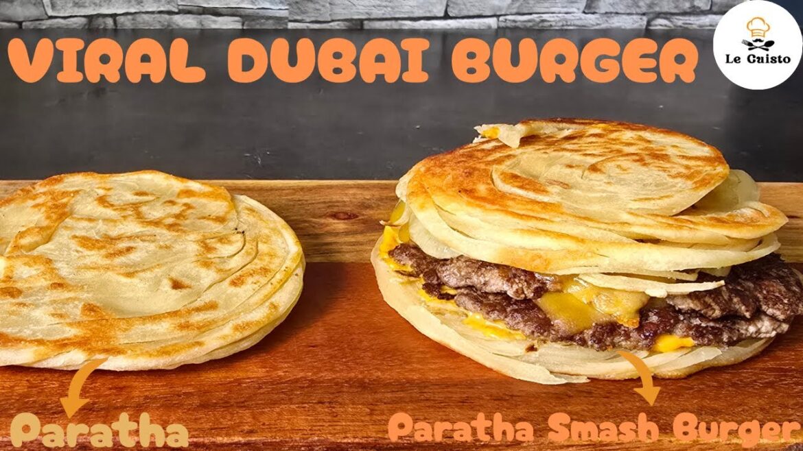Je teste le Dubai VIRAL Paratha Smash Burger qui affole TikTok