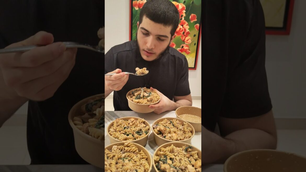 Chicken Spinach Pasta Meal Prep