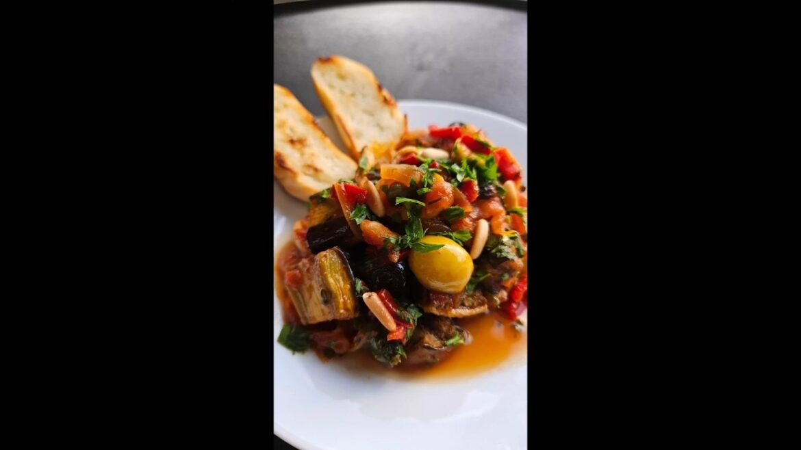 Akdeniz'li Patlıcan Caponata di Melanzane
