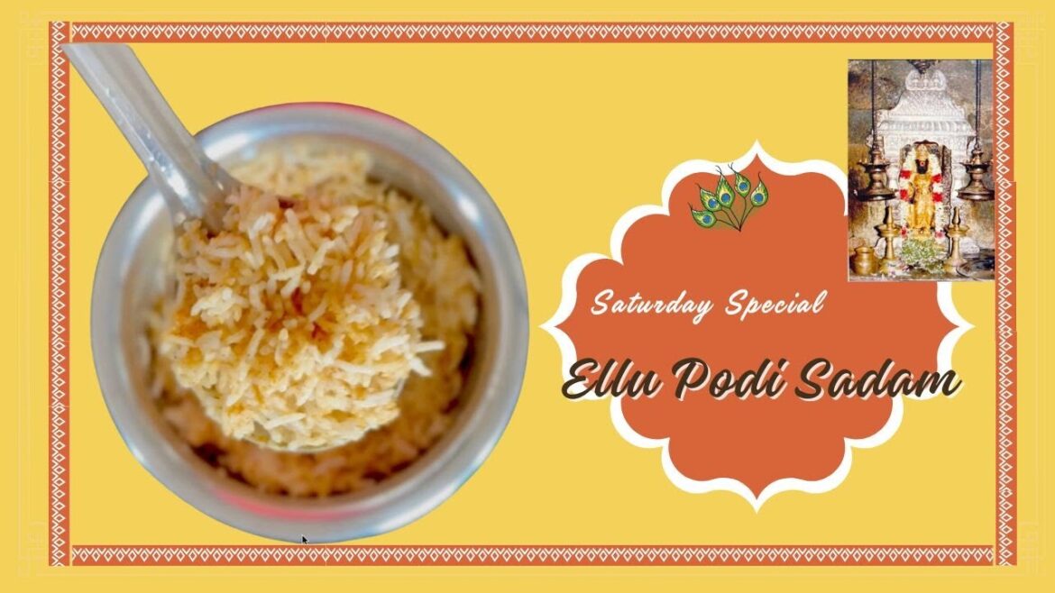 Ellu Podi Sadam Authentic South Indian Ellu Podi Recipe | Sesame Seed Spice Powder Ellu Podi Sadam Authentic South Indian Ellu Podi Recipe | Sesame Seed Spice Powder