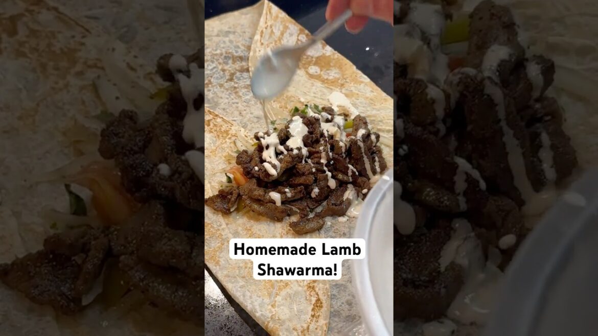Homemade Lamb Shawarma!