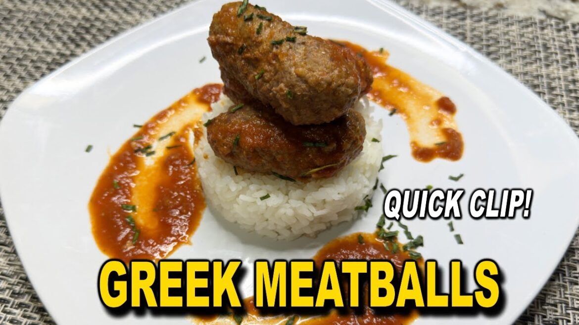 Greek Meatballs (Soutzoukakia) | Quick Clip!