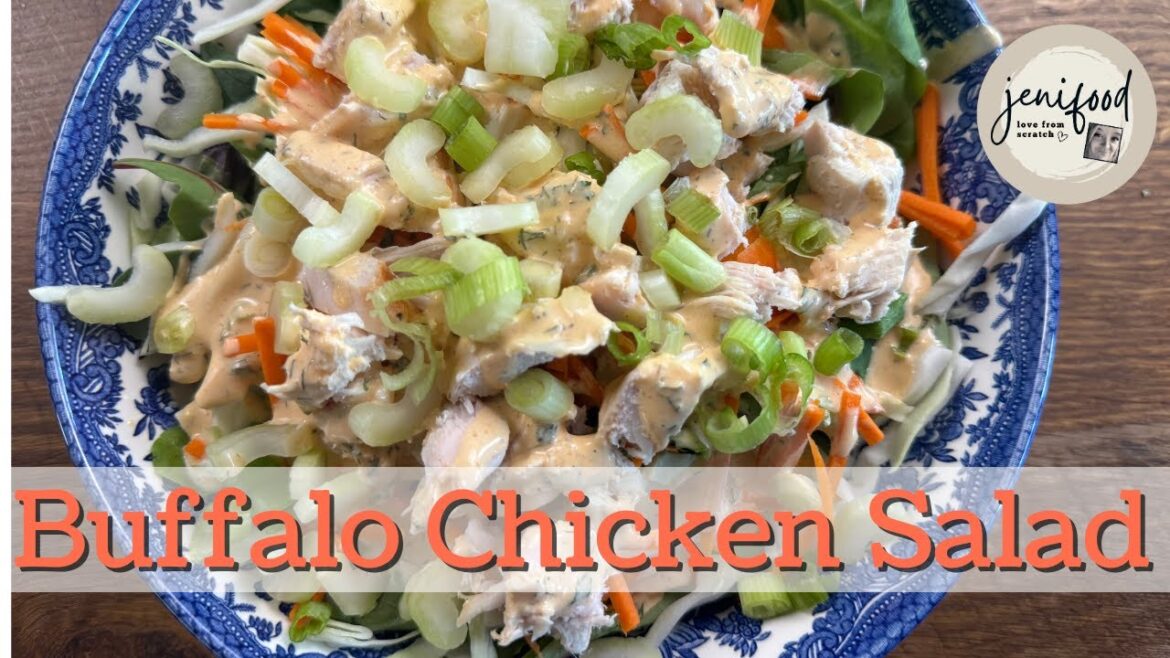 Buffalo Chicken Salad – Crunchy, Spicy & Fresh! Buffalo Chicken Salad - Crunchy, Spicy & Fresh!