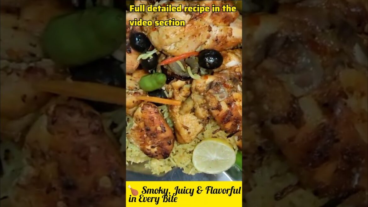 Smoky BBQ Rice Platter at home #viral #shorts