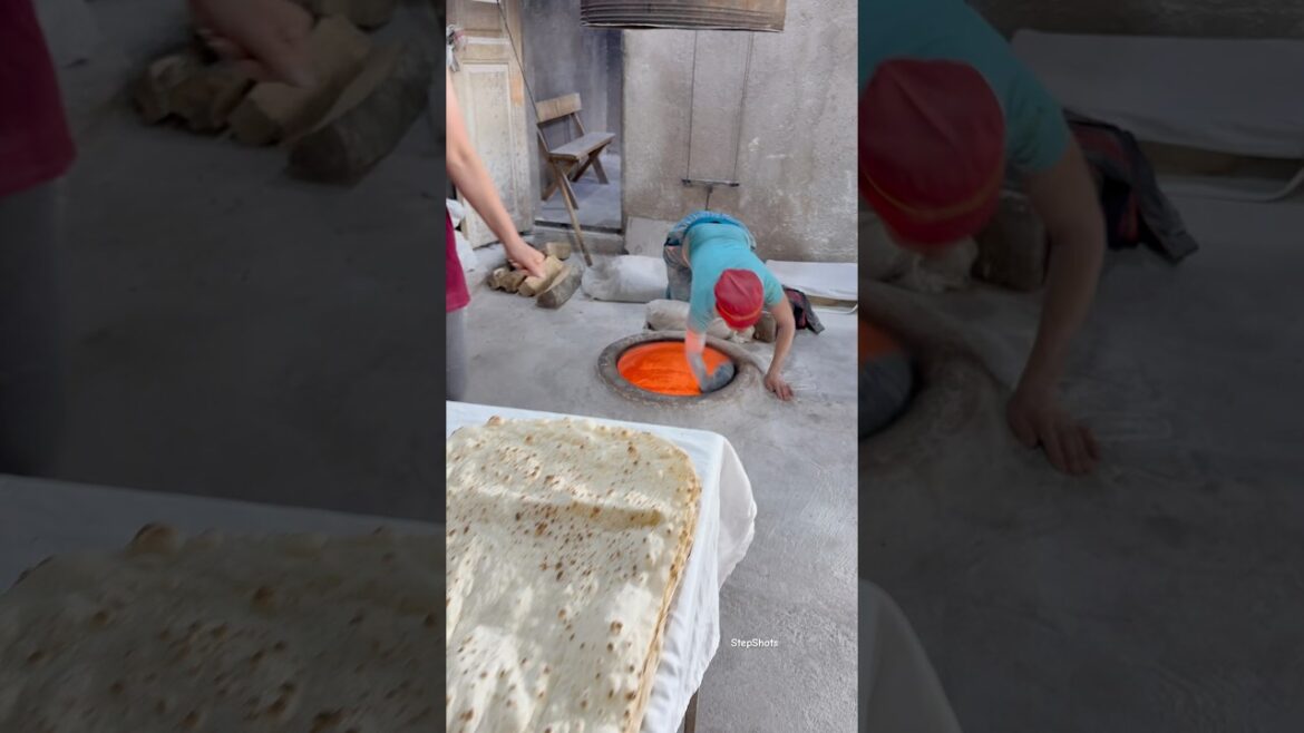 Master class of Armenian Lavash bread baking