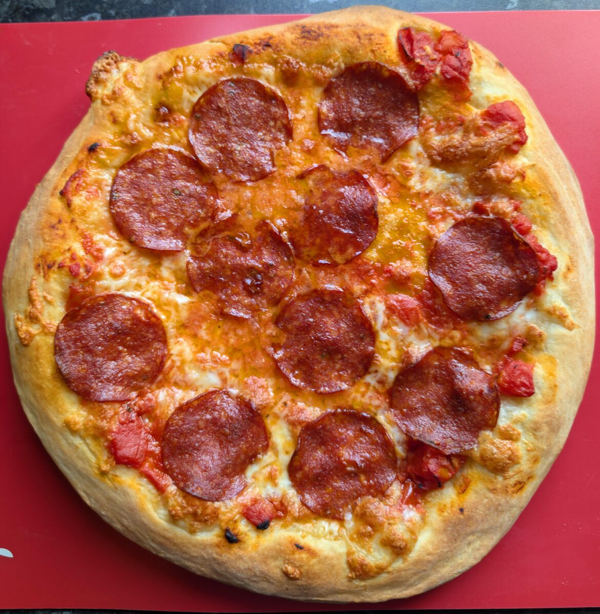 Home-made Pepperoni Pizza