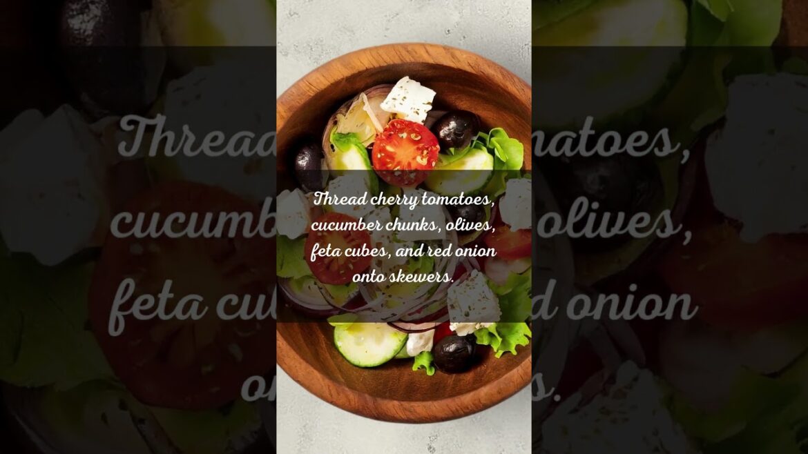 Greek Salad Skewers