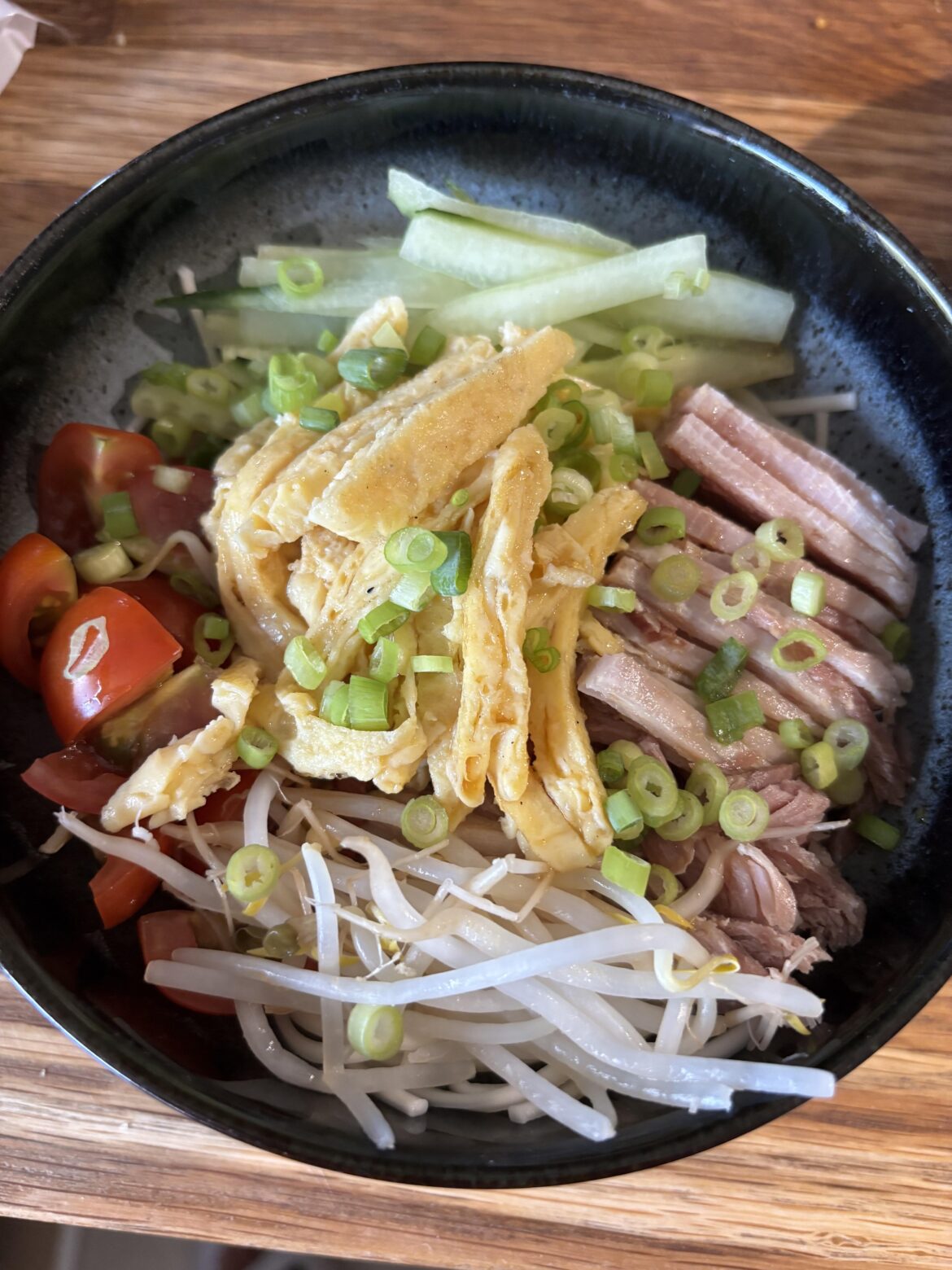 Cos it’s warm af, I made Hiyasaki Chūka (Japanese cold ramen dish)