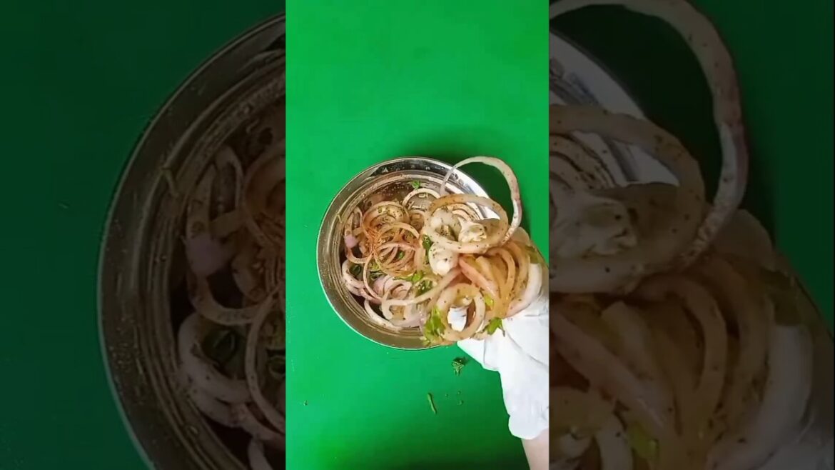 hotel jaisa laccha pyaaz | kaise banaya  laccha pyaaz| #shorts #youtubeshorts #trending #onion