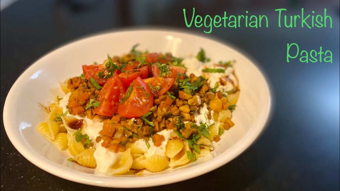 Vegetarian Turkish Pasta | Turkish Manti Inspired Pasta | Healthier Turkish Pasta |