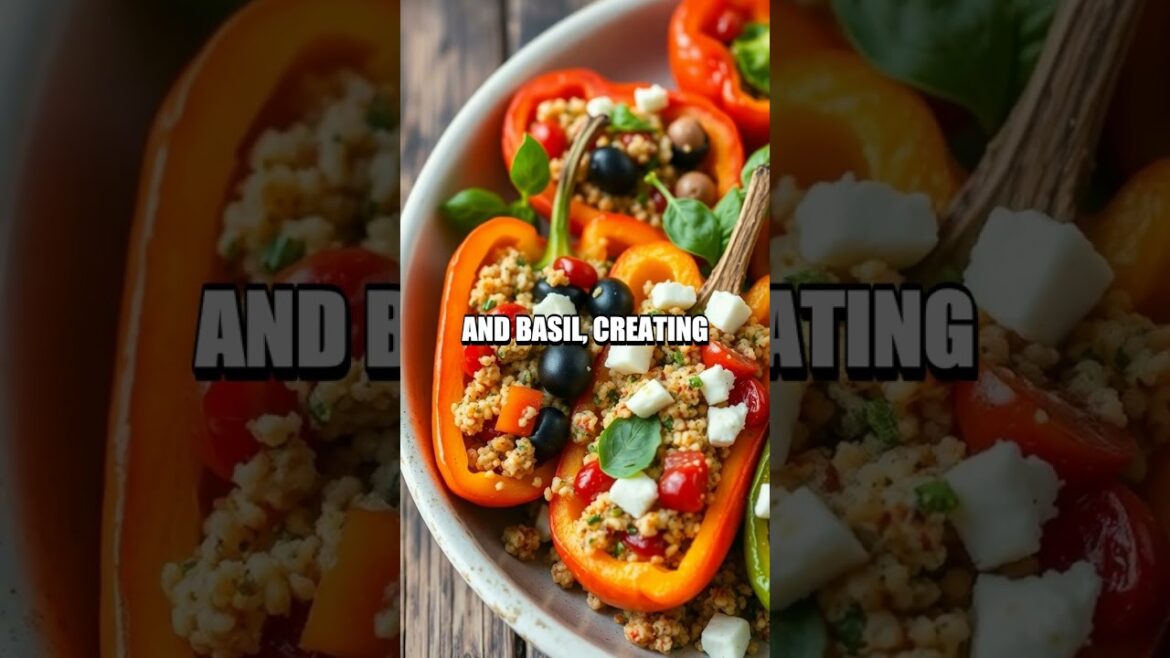Mediterranean Stuffed Bell Peppers