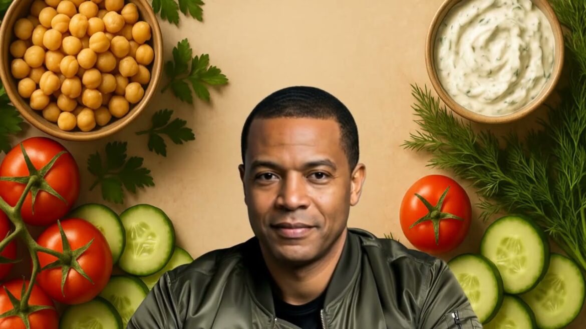 Quick & Healthy Mediterranean Chickpea Salad with Homemade Tzatziki   10 Minute Recipe