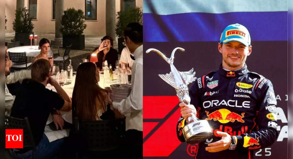 Kelly Piquet joins Max Verstappen’s Italian Grand Prix triumph, shares inside look at celebration dinner | Formula One News Kelly Piquet joins Max Verstappen’s Italian Grand Prix triumph, shares inside look at celebration dinner | Formula One News