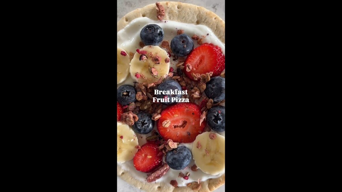Breakfast Fruit Pizza