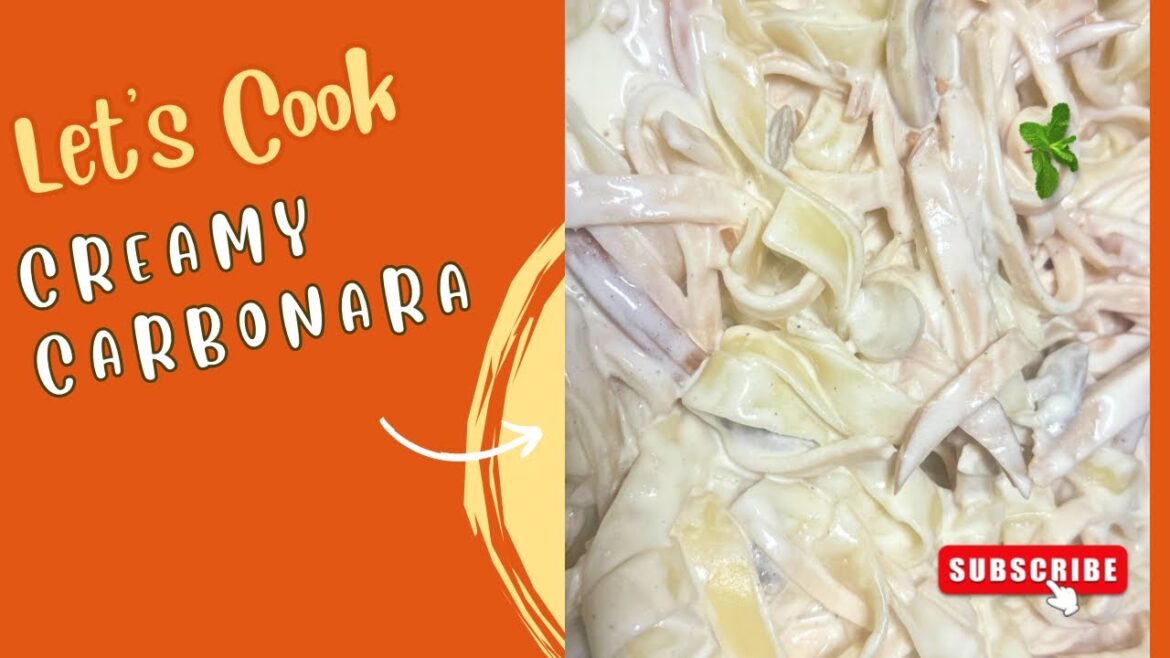 Creamy carbonara @sallysbestrecipemix