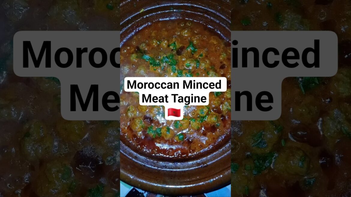 Moroccan Minced Meat Tagine #tagine #food #cooking #easyrecipe #morocco #moroccanculture #baking