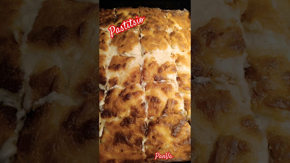 Παστίτσιο - Pastitsio #pastitsio #recipe #meal #pasta #beef #milkcream #food #foodlover #greece