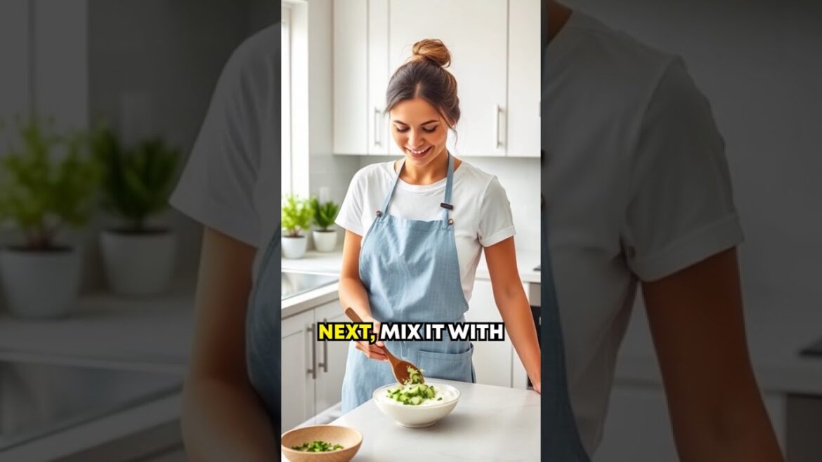 5-Minute Greek Tzatziki: Creamy & Refreshing Dip! #recipe #shorts 5-Minute Greek Tzatziki: Creamy & Refreshing Dip! #recipe #shorts